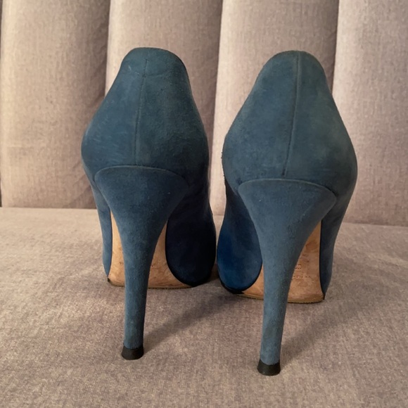 DOLCE & GABBANA Authentic heels pumps blue 39 us 9 - Picture 7 of 11